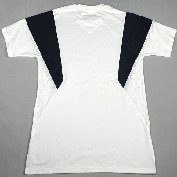 Nike Air Jordan Flight Colorblock T-Shirt Men M White Black Mesh Athleisure NWOT - Picture 3 of 7